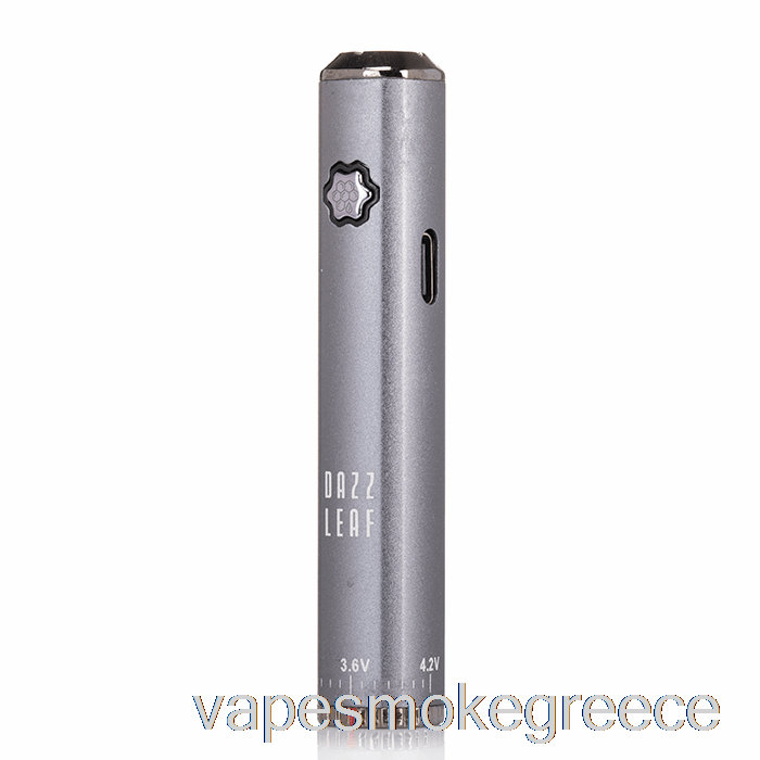 Vape Greece Dazzleaf Squarii Bottom Twist 510 μπαταρία σκούρο γκρι